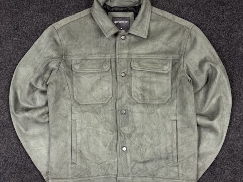 Hangten Suede Leather Jacket — Men’s M