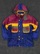 VINTAGE CISMON SNOW-CUP MULTICOLOUR SKI JACKET
