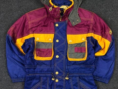 VINTAGE CISMON SNOW-CUP MULTICOLOUR SKI JACKET