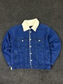 Arrange Sherpa-Lined Denim Jacket — Medium | Fleece Collar