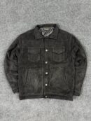 Reborn Suede Leather Jacket — Black | Medium