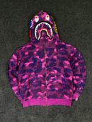 A Bathing Ape (BAPE) Purple Camo Hoodie – LARGE