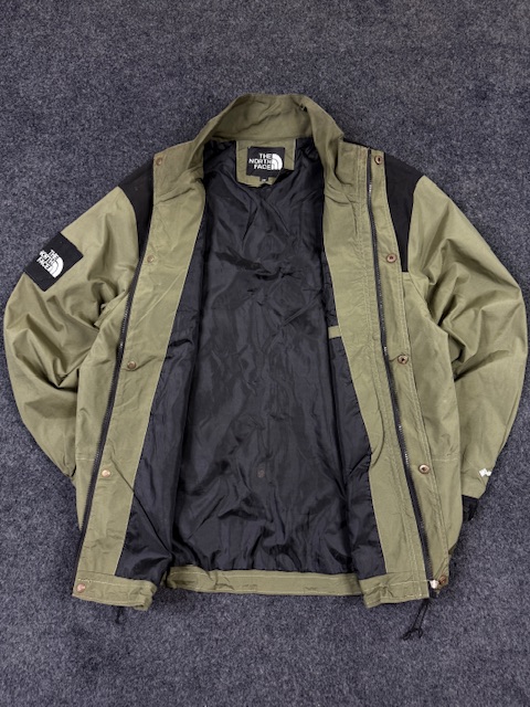 The north face olive green windbreaker jacket – men’s xl | lightweight outdoor jacket The North Face Olive Green Windbreaker Jacket – Men’s XL | Lightweight Outdoor Jacket - Image 4