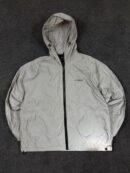 Vetements Reflective Hooded Windbreaker Jacket – Grey | Chest 50