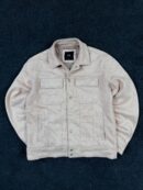 Design United Suede Leather Jacket – Beige | Premium Winter Jacket | Size M