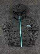 Nike Women Hooded Down Jacket – Black | Lightweight Winter Puffer – M