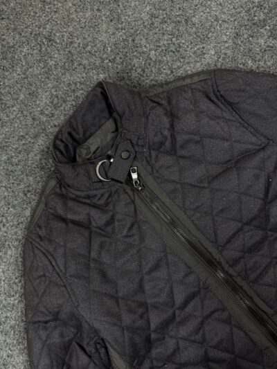 Zara Man Quilted Zip Jacket – Black | Winter Layering Jacket | Size S