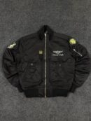 Propper U.S. Air Force MA-1 Bomber Jacket – Black Flight Jacket | Size XL