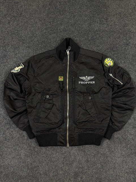 Propper u. S. Air force ma-1 bomber jacket – black flight jacket | size xl Propper U.S. Air Force MA-1 Bomber Jacket – Black Flight Jacket | Size XL