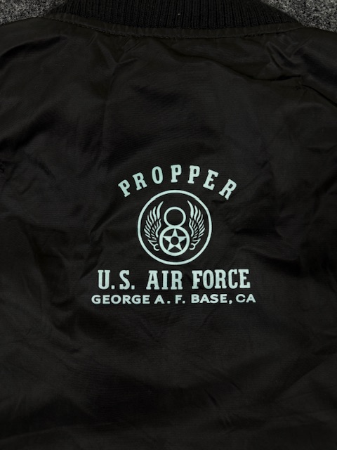 Propper u. S. Air force ma-1 bomber jacket – black flight jacket | size xl Propper U.S. Air Force MA-1 Bomber Jacket – Black Flight Jacket | Size XL - Image 7