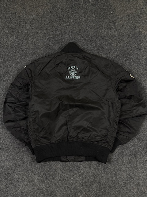 Propper u. S. Air force ma-1 bomber jacket – black flight jacket | size xl Propper U.S. Air Force MA-1 Bomber Jacket – Black Flight Jacket | Size XL - Image 8