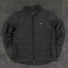 Nike Women’s Black Puffer Jacket – Zip-Up Winter Wear | Size L