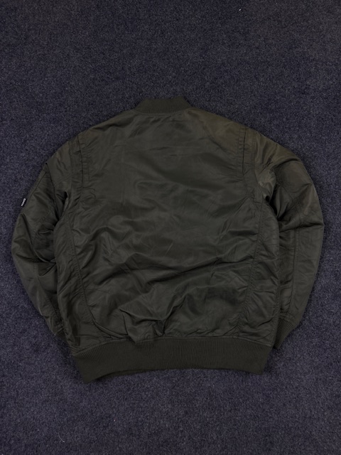 Dickies olive green bomber jacket – zip-up winter wear | size xl Dickies Olive Green Bomber Jacket – Zip-Up Winter Wear | Size XL - Image 5