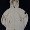 Stone Island Sherpa Fleece Hoodie Jacket - MEDIUM