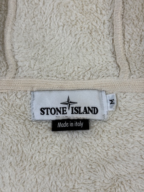 Stone island sherpa fleece hoodie jacket - medium Stone Island Sherpa Fleece Hoodie Jacket - MEDIUM - Image 4