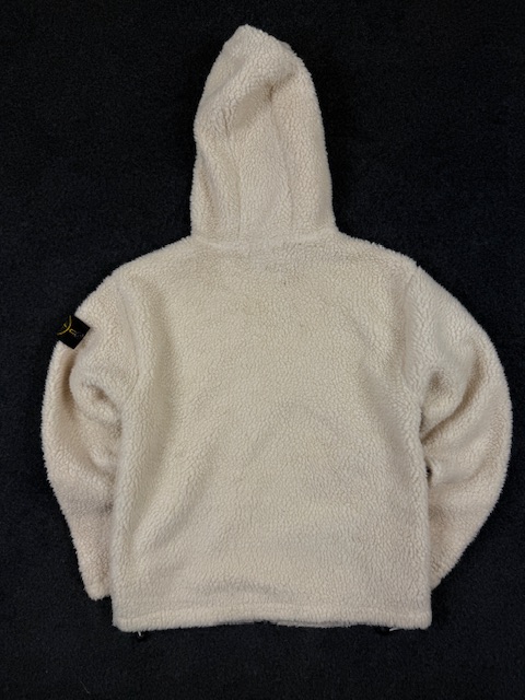 Stone island sherpa fleece hoodie jacket - medium Stone Island Sherpa Fleece Hoodie Jacket - MEDIUM - Image 7