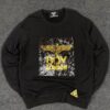 black cotton BOY London sequined logo pullover sweatshirt - L – – MyThriftKart