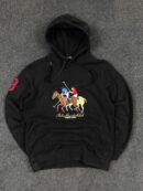 POLO MEISDO BLACK HOODIE – MEDIUM