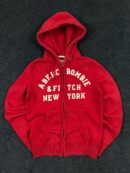 Abercrombie & Fitch red hoodie – SMALL