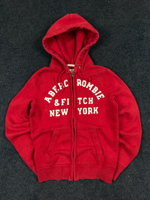 Abercrombie & fitch red hoodie - small Abercrombie & Fitch red hoodie - SMALL