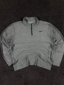 Nike Dri-FIT Quarter-Zip Training Top – Grey