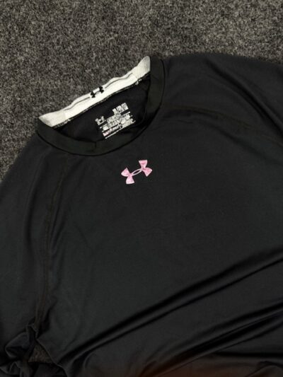 Under Armour HeatGear Black Dri-Fit Full Sleeve T-Shirt (XL)