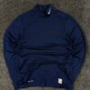 Nike Pro Combat Navy Blue Dri-Fit Compression Mock Neck T-Shirt (Size M) – – MyThriftKart