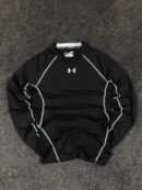 Under Armour HeatGear Compression Long Sleeve Top – Black (Size M)
