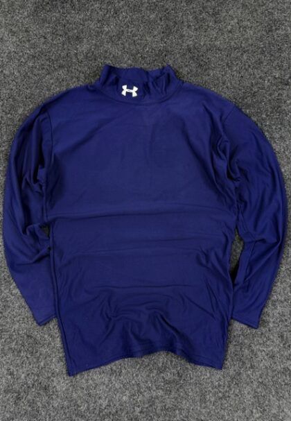 Under Armour Compression Long Sleeve Mock Neck Top - LARGE