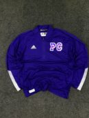 Adidas Purple Half-Zip Athletic Training Top – Size M/L