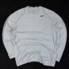 Nike Pro Dri-Fit Compression Long Sleeve Top – white (L/XL) – – MyThriftKart