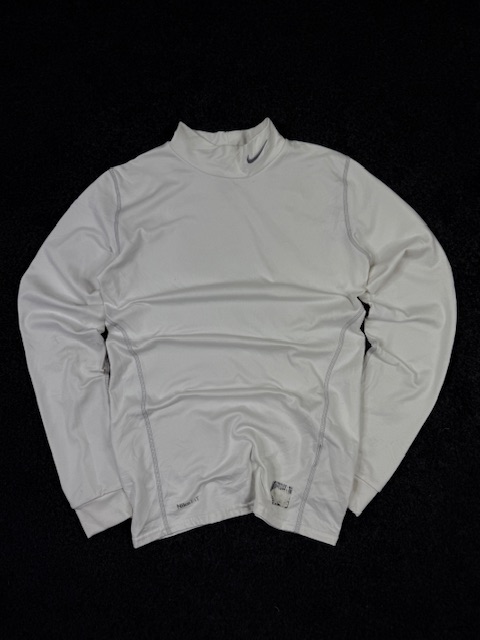 Nike pro compression mock neck top – white (xxs) Nike Pro Compression Mock Neck Top – White (XXS)