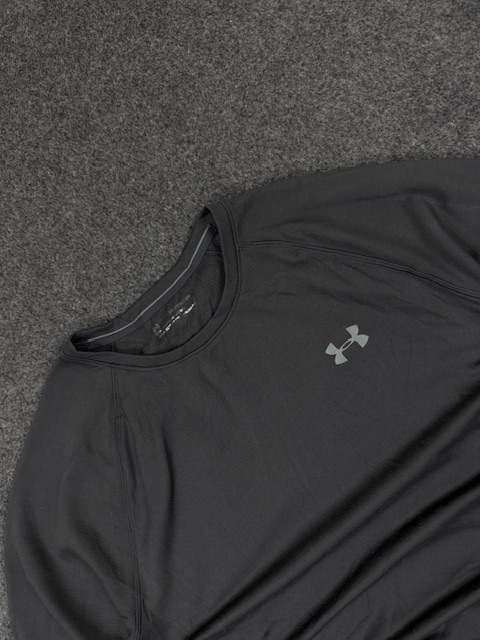 Under Armour Black Compression Long Sleeve T-Shirt | Size XXL - Image 2