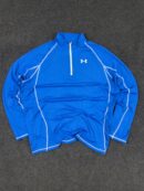 Under Armour ColdGear Half-Zip Compression Top – Blue | Size 3XL