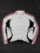 Adidas Clima365 Long Sleeve Performance Top – White/Black (2XL)
