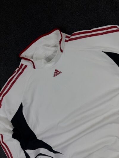 Adidas Clima365 Long Sleeve Performance Top – White/Black (2XL)