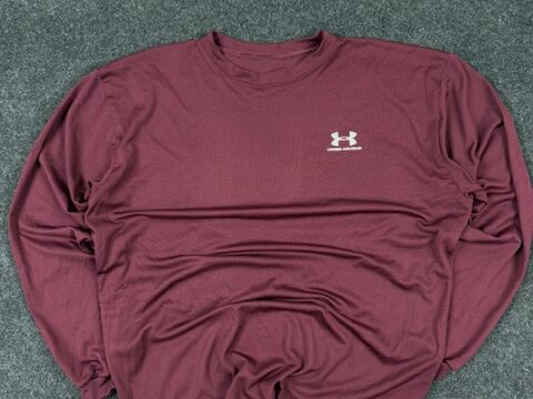 Under Armour Maroon Long Sleeve Performance Tee - XXL