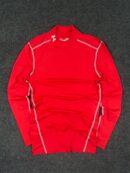 Under Armour Red ColdGear Compression Mock Neck Top – Size M