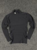 Under Armour ColdGear Black Fitted Mock Neck Compression Top – Size S