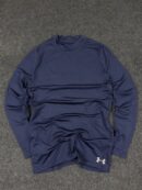 Under Armour ColdGear Fitted Navy Blue Compression Top – Men’s M