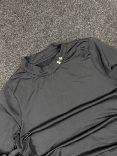 Under Armour ColdGear Women’s Black Fitted Mock Neck Top (L)