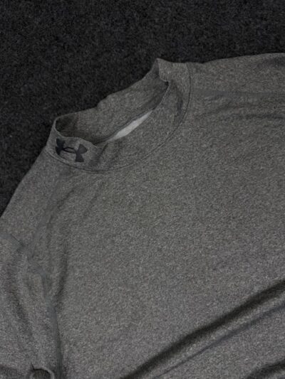 Under Armour Grey ColdGear Compression Long Sleeve | Size L | Fitted Performance Wear