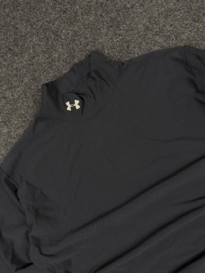 Under Armour ColdGear Black Compression Mock Neck | Size XL
