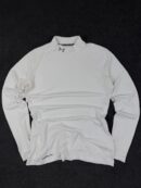 Under Armour White ColdGear Fitted Mock Neck Full Sleeve – XL