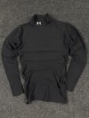 Under Armour Black ColdGear Compression Mock Neck – Size S