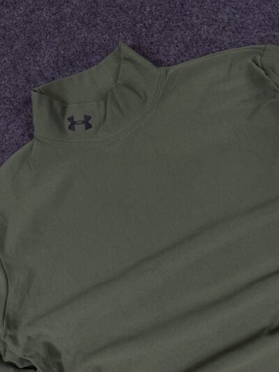 Under Armour ColdGear Green Mock Neck Thermal | Size L