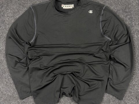 Champion Performance Black Compression Sports T-Shirt (XXL)