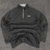 Under Armour Black Quarter-Zip Sports T-Shirt (Size M/L) – – MyThriftKart
