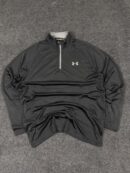 Under Armour Black Quarter-Zip Sports T-Shirt (Size M/L)