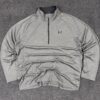 Under Armour Grey Quarter-Zip Summer Sports T-Shirt | Size XL/XXL – – MyThriftKart
